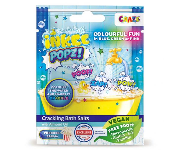 Craze Inkee: Sărături vegane Popz cu aromă de popcorn de 15g