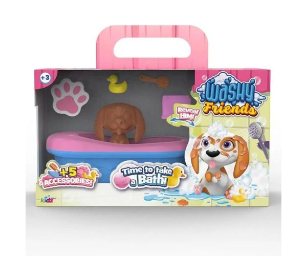 Prietenii spălători: Beagle-ul dezvăluitor de culoare cu cadă și accesorii
