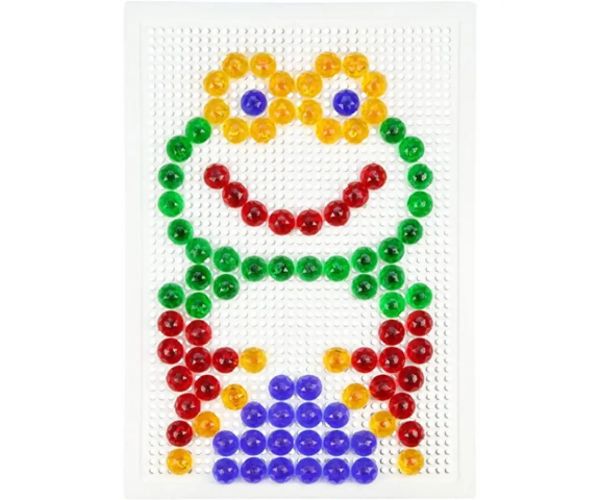 LENA: Mosaik biluțe transparente set creativ 15mm 120 de bucăți