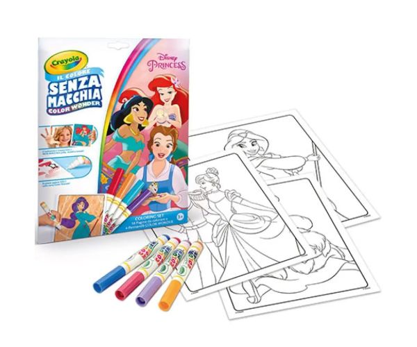 Crayola: Color Wonder Disney prințese masă fără murdărie