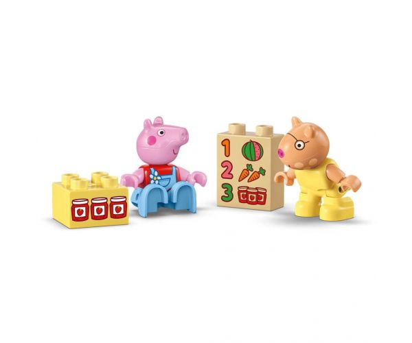 LEGO® DUPLO®: Tractor și piață (10468)