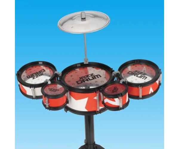 Jazz Drum stand 6 părți culoarea roșie set de tobă