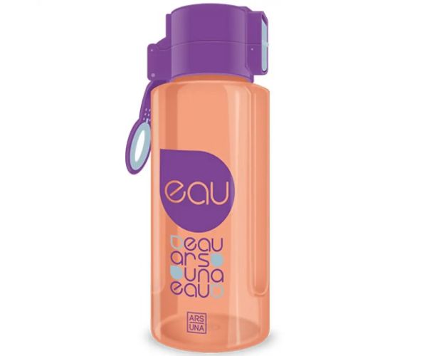 Ars Una: mov și portocaliu fără BPA sticlă pentru apă 650ml