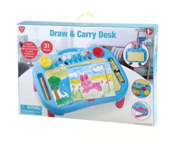 Playgo: Set de desen și pictură portabil