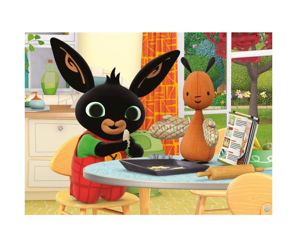 Bing și Flop fac prăjituri puzzle Eco 24 piese 70x50cm - Lisciani