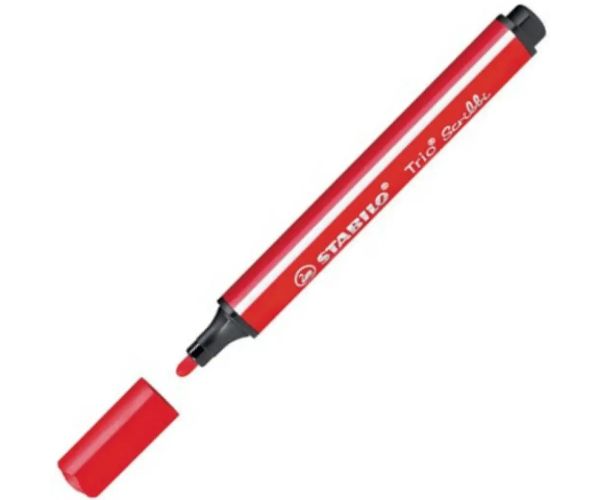 Stabilo: Trio Scribble triunghi marker culoarea roșie