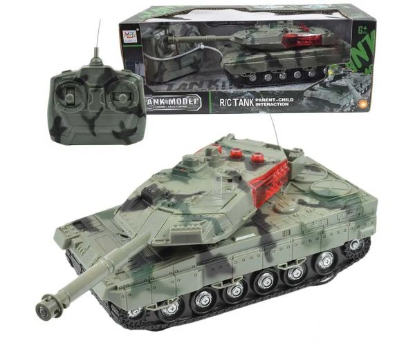M1 Abrams tanc cu lumină și sunet telecomandă RC Scara 1/32 dimensiune 22cm