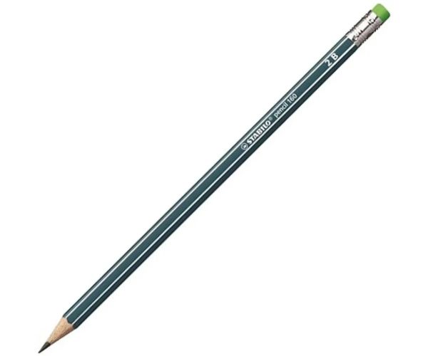 Stabilo: Petrol 160 RT grafit creion cu radieră 2B