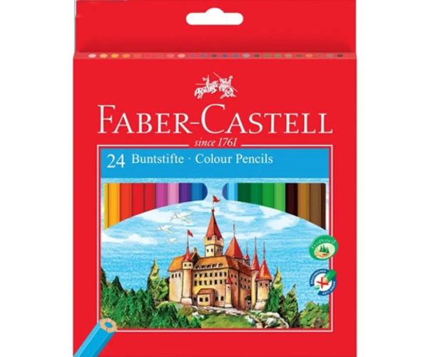 Faber-Castell: Set creioane colorate 24 bucăţi