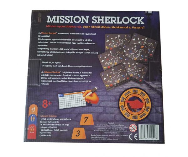 Playland: Joc de societate Misiunea Sherlock