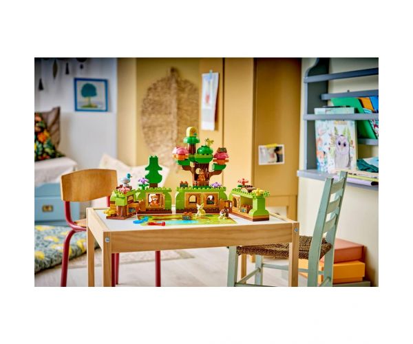 LEGO® DUPLO®: Pădure aventuroasă cu animale sălbatice (10480)