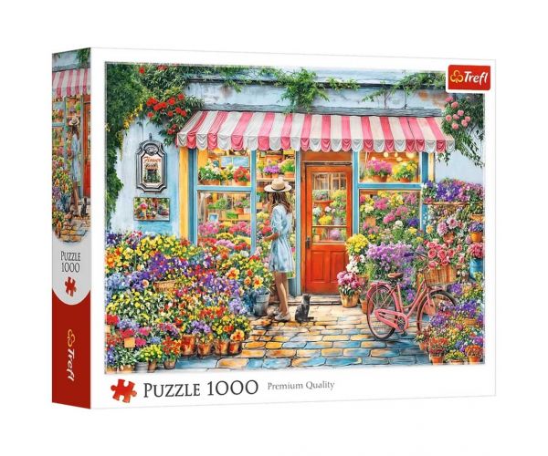 Magazin de flori puzzle de 1000 de piese - Trefl