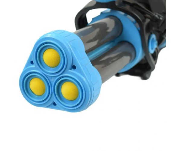 Power Popper Gun: Pistol cu ​​burete cu trei trageri cu gloanțe de burete 55cm