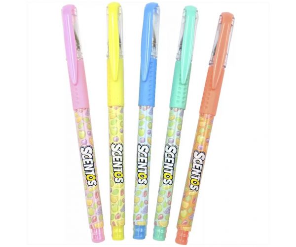 Scentos Stilou gel parfumat, 5 buc - culori pastelate