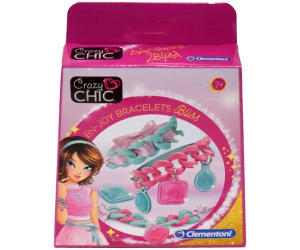 Crazy Chic En-joy minunăție set de făcut brățări - Clementoni
