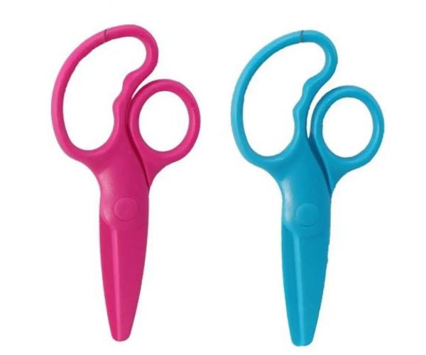 Foarfecă de siguranță plastic mai multe variante 13cm