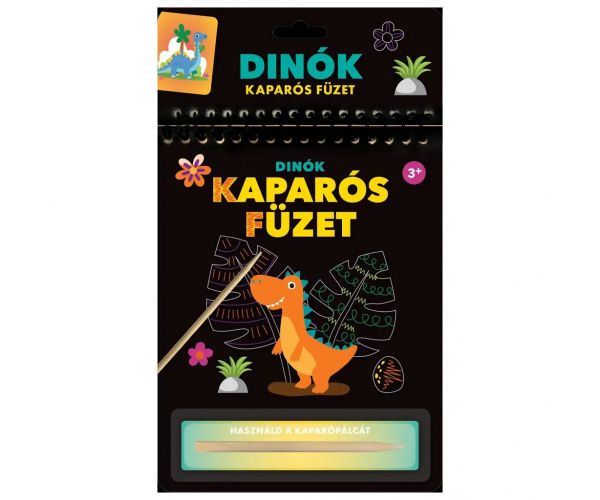 Caiet de activități răzuibile - Dinozauri