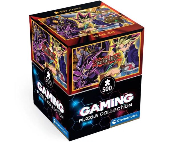 Colecția de Puzzle-uri Gaming: Yu-Gi-Oh! Duel Legendar de Cărți 500 de Piese – Clementoni