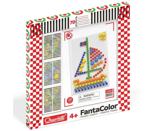 Quercetti: Fantacolor biluțe 70 bucăți
