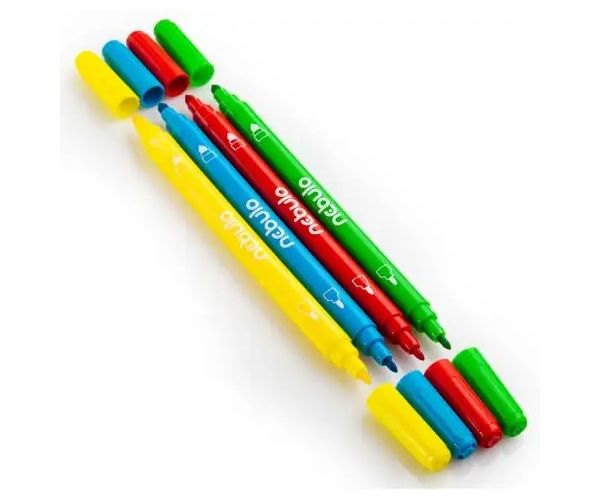 Nebulo: Marker cu două vârfuri set de 12 bucăți