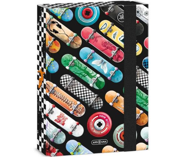 Ars Una: Rollin Mania skateboard mapă pentru caiete A5