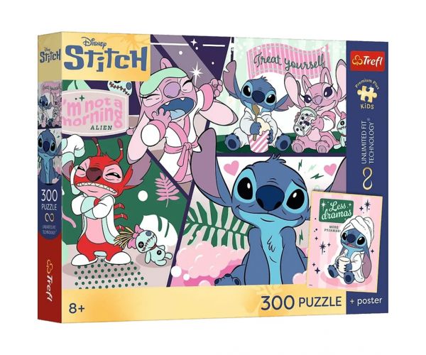 Disney Lilo & Stitch - puzzle premium de 300 de piese - Trefl