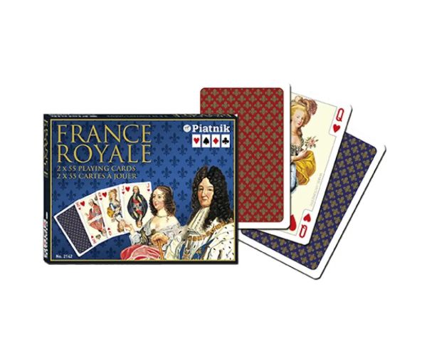 Cărţi de remi Lux - France Royale 2x55 cărţi - Piatnik