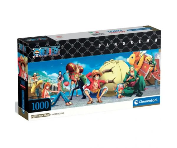 Puzzle panoramic One Piece HQC 1000 de piese - Clementoni