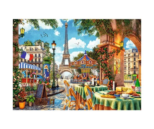 Dimineața la Paris puzzle de 1000 de piese - Trefl