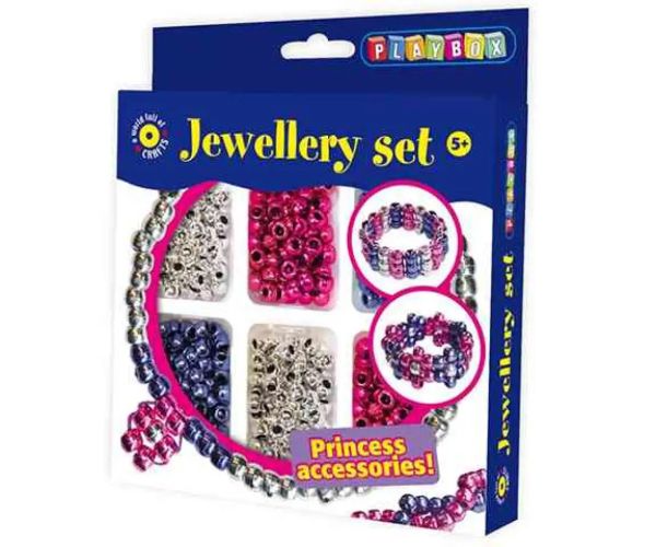 Playbox: set creativ mărgele metal