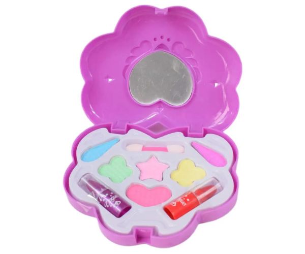 Cute Girl: Set de machiaj si manichiura cu paleta, lac de unghii si accesorii