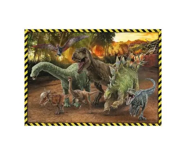 Jurassic World: Dinozaurii din Jurassic Park 200 bucăți puzzle - Trefl