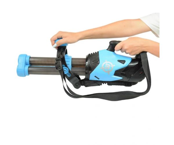 Power Popper Gun: Pistol cu ​​burete cu trei trageri cu gloanțe de burete 55cm