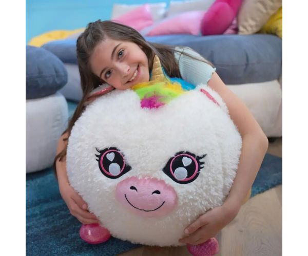 Eolo: Unicorn de pluș gonflabil Biggies, 45cm
