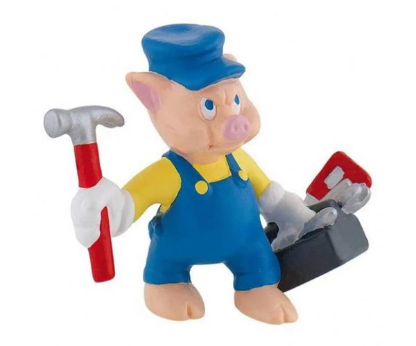 Cei trei purceluşi: porc figurină de joacă - Bullyland