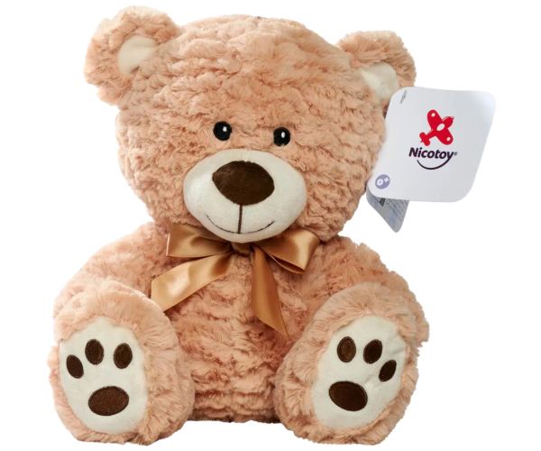 Nicotoy: Ursuleț de pluș așezat în mai multe variante de culoare 25cm 1db – Simba Toys