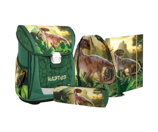 Spirit: Cool Raptor ergonomic rucsac, ghiozdan set 4 bucăți