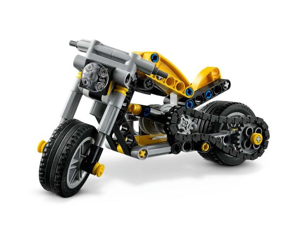 LEGO® Technic: Motocicletă galbenă (42225)