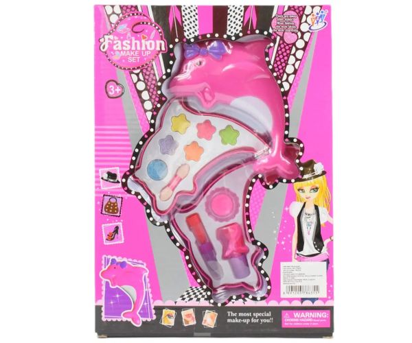 Fashion Make Up: Set palete de machiaj cu două niveluri în formă de delfin
