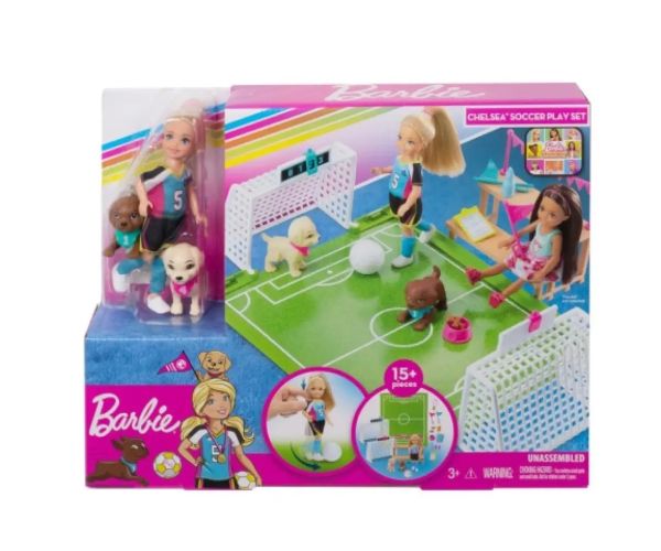 Barbie Dreamhouse Adventures: Chelsea set de joacă fotbal - Mattel
