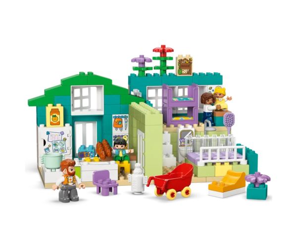 LEGO® DUPLO®: 3 în 1 casă de familie modernă cu figurine (10470)