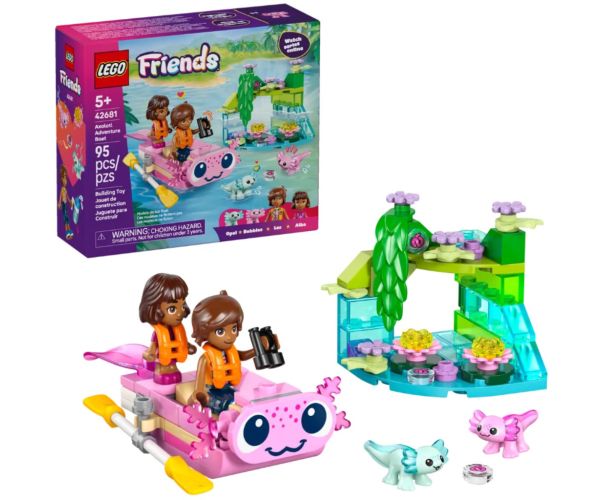 LEGO® Friends: Aventuri pe vaporul axolotl (42681)
