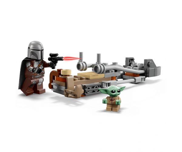LEGO® Star Wars™: Speeder bike-ul Mandalorianului și al lui Grogu (75436)