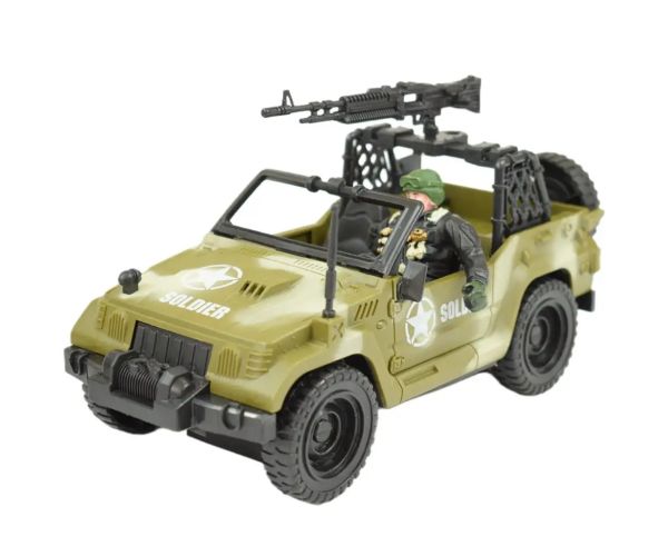 Combat Force 9: Vehicul militar de teren cu soldat și arme 22cm