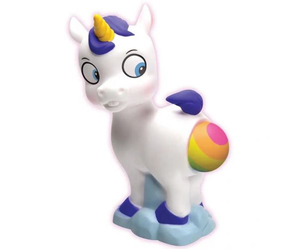 Zing: Popper unicorn alb cu bile de lansare