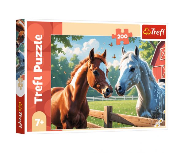 Lovak a tisztáson 200db-os puzzle - Trefl