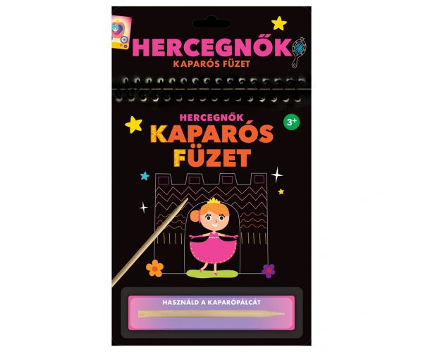 Kaparós foglalkoztató füzet - Hercegnők