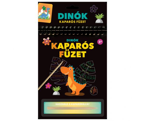 Caiet de activități răzuibile - Dinozauri