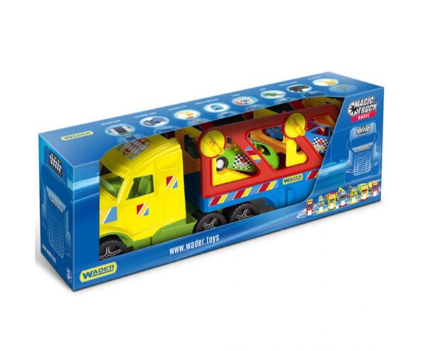 Camion Magic Truck Basic cu mașini sport – Wader