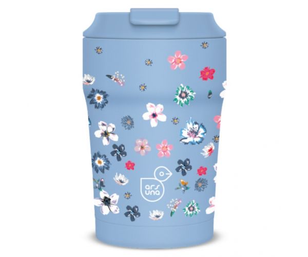 Cană termică Ars Una Pearl Blossom Blue 350ml